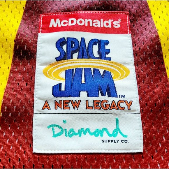 Space Jam A New Legacy McDonald's Diamond Supply Co. Tasmanian Devil TAZ Jersey - Picture 3 of 12